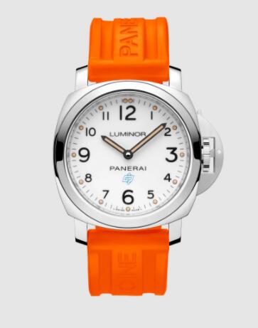 Panerai Luminor Base Logo 44mm Replica Watch PAM00775 CAOUTCHOUC ORANGE